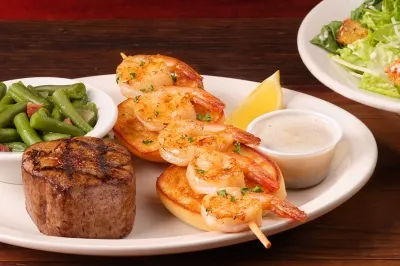 Filet* 6oz & Grilled Shrimp
