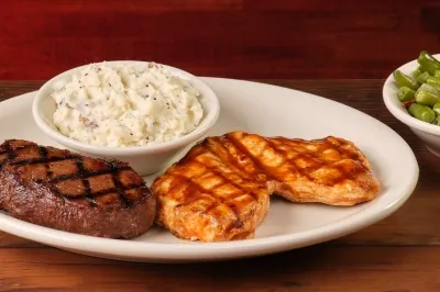 Grilled BBQ Chicken & Sirloin 6oz
