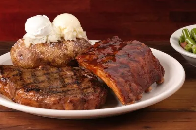 Ribeye* 12oz & Ribs
